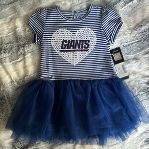 Brand new! NFL New York Giants Toddler Dress - size 2T